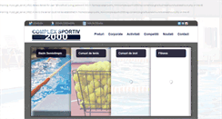 Desktop Screenshot of complexsportiv2000.ro